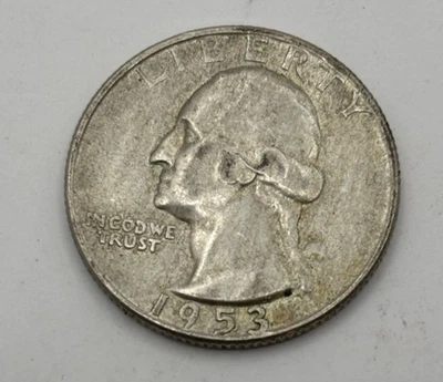 1953 D Washington Quarter - Image 1 of 4