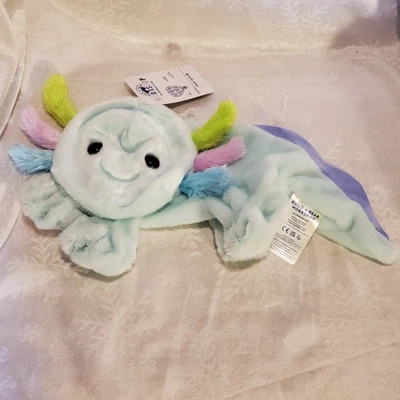 Build a Bear Workshop Colorblock Axolotl UNSTUFFED Plush Pastel Spring NWT - Image 1 of 4
