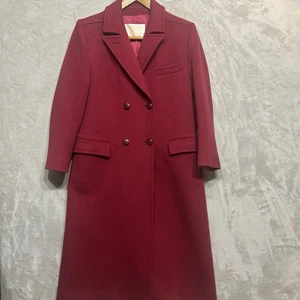 Vintage Pendleton Mantel Damen 6 rot Wolle zweireihig Mantel lang Trench USA - Bild 1 von 17
