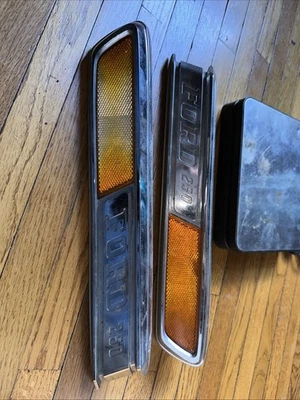 Ford F-250 camioneta pickup capó lateral insignias bonito par usado 1968 1969 1970 1971 1972 Foto 1 de 4