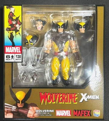 Medicom Mafex Wolverine X-Men Brown Suit Comic Ver. No. 138 Authentic August - Image 1 of 4