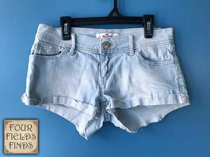 Hollister Damen Low Rise Short Short Light Wash Cutoff Jeansshorts Gr. 1/25 - Bild 1 von 8