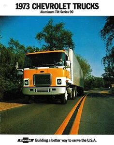 1973 Chevrolet Aluminum Tilt Series 90 Titan Trucks Dealer Sales Brochure - Picture 1 of 1