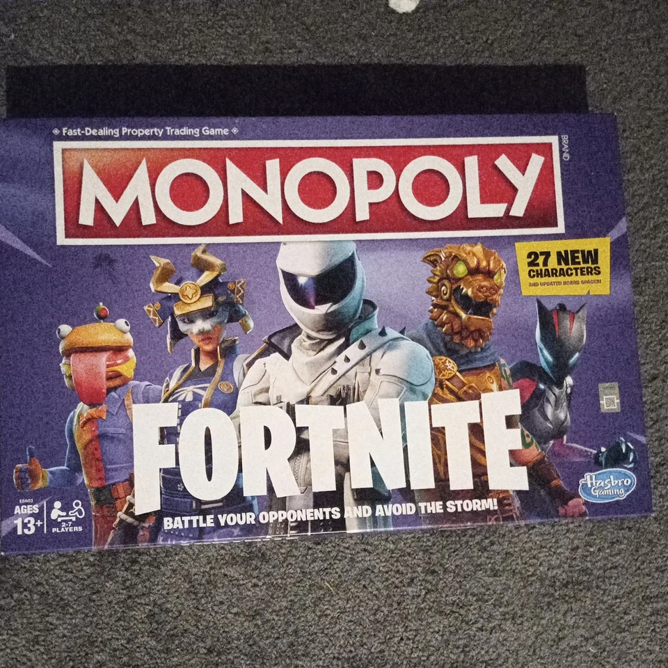 Monopoly Fortnite Edition Board Game by Hasbro Gaming 2018 - (13+) ~ Complete - Image 1 of 1