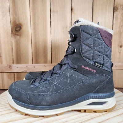 Botas Lowa Ottawa GTX para mujer 7 grises Gore-Tex impermeables invierno aisladas Foto 1 de 4