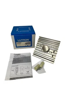 LUTRON Lighting Dimmer: Halogen/Incandescent, 1-Pole, 1 Gang, C-1500-BE Beige - Picture 1 of 4