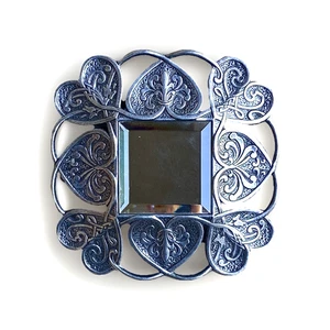 Forevermore Celtic Heart Metal Base Beveled Mirror by Kimberly McSparran - Picture 1 of 9