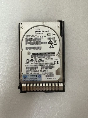 HP 781516-B21 781577-001 600GB 12Gb/s SAS 10K ENT 2.5" SFF SC DS HDD Hard Drive - Image 1 of 4