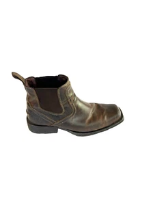 Ariat Midtown Rambler Square Toe Brown Leather Western Boots Men Size 10.5 D - Picture 1 of 17