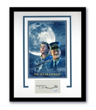 Polar Express Tom Hanks Autographed Signed 11x14 Framed Photo 80s Movies ACOA