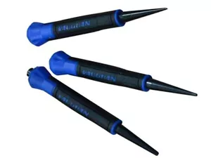 Vaughan 3 Piece Nail Punch Set 0.8mm 1.6mm 2.4mm 50845 - Picture 1 of 1