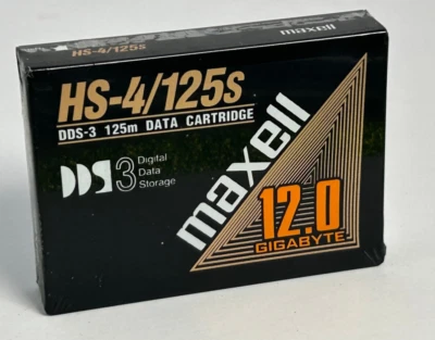 Datenspeicher Maxell HS-4/125s Data-Cartridge - EINGESCHWEIßT - Bild 1 von 3
