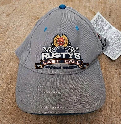 De colección NUEVO Sombrero Wallace Rusty #2 NASCAR Miller Lite Snapback Sombrero Persecución Gris Talla Única Foto 1 de 4
