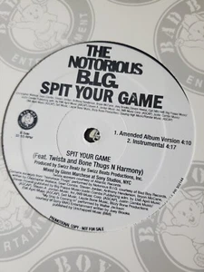 Notorious BIG "Spit Your Game" Vinyl NEW (unsealed) - Picture 1 of 3
