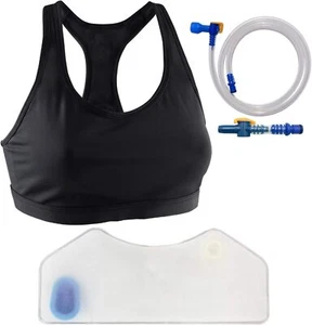 Versteckter BH Flachmann für Frauen 25oz Auslaufsicher Sport BH Alkohol Zubehör - Bild 1 von 6