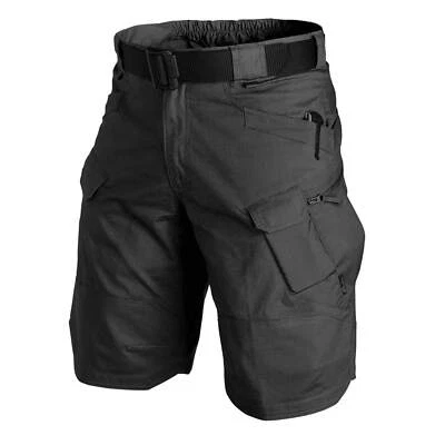 Pantalones Cortos Tácticos Para Hombres Pantalones Cortos de Carga Exterior Impermeables Senderismo Pesca Pista Pantalones Cortos Foto 1 de 4
