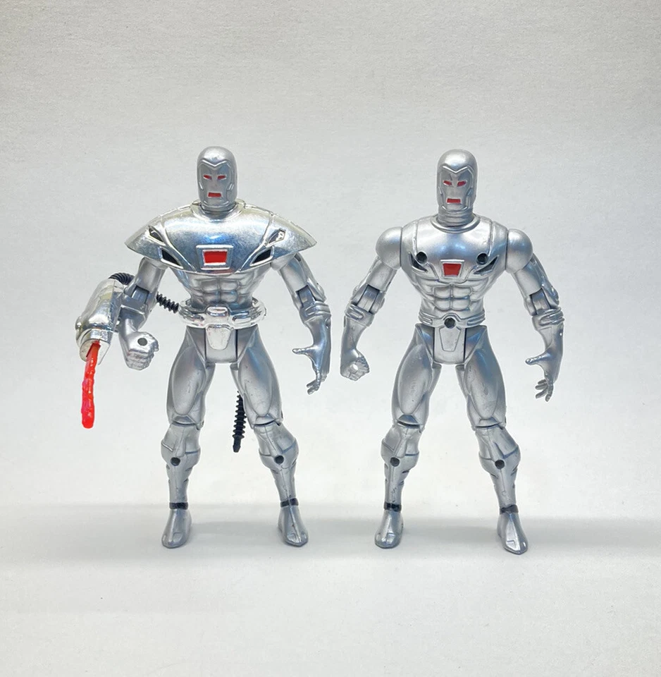 Marvel Iron Man Arctic Armor Action Figures 1995 ToyBiz Vintage Toys Lot Ironman - Image 1 of 4