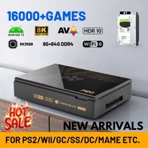 Super Console X5 PRO Retro Video Game Console Plug & Play 4T 16000 Games PSP/PS1 - Picture 1 of 27