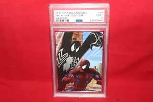 1994 Flair Fleer Marvel Universe Black Suit Spider-Man Symbiote # 48 PSA 9 - Bild 1 von 2