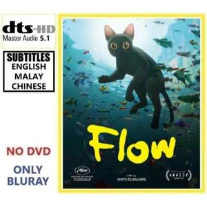 Flow (2024) New DVD English DTS-HDMI 5.1 All Region BLU RAY Disc - Imagen 1 de 3
