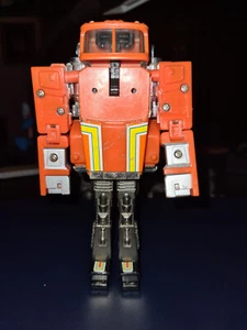 Staks Truck Orange Transformers Super Gobots 1984 Bandai Vintage Toy - Foto 1 di 4
