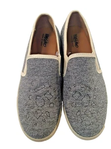 Mossimo Gray Textile Upper Slip-On Boat Shoes #17730 Women's 7.5 M πEUCπ - Picture 1 of 8