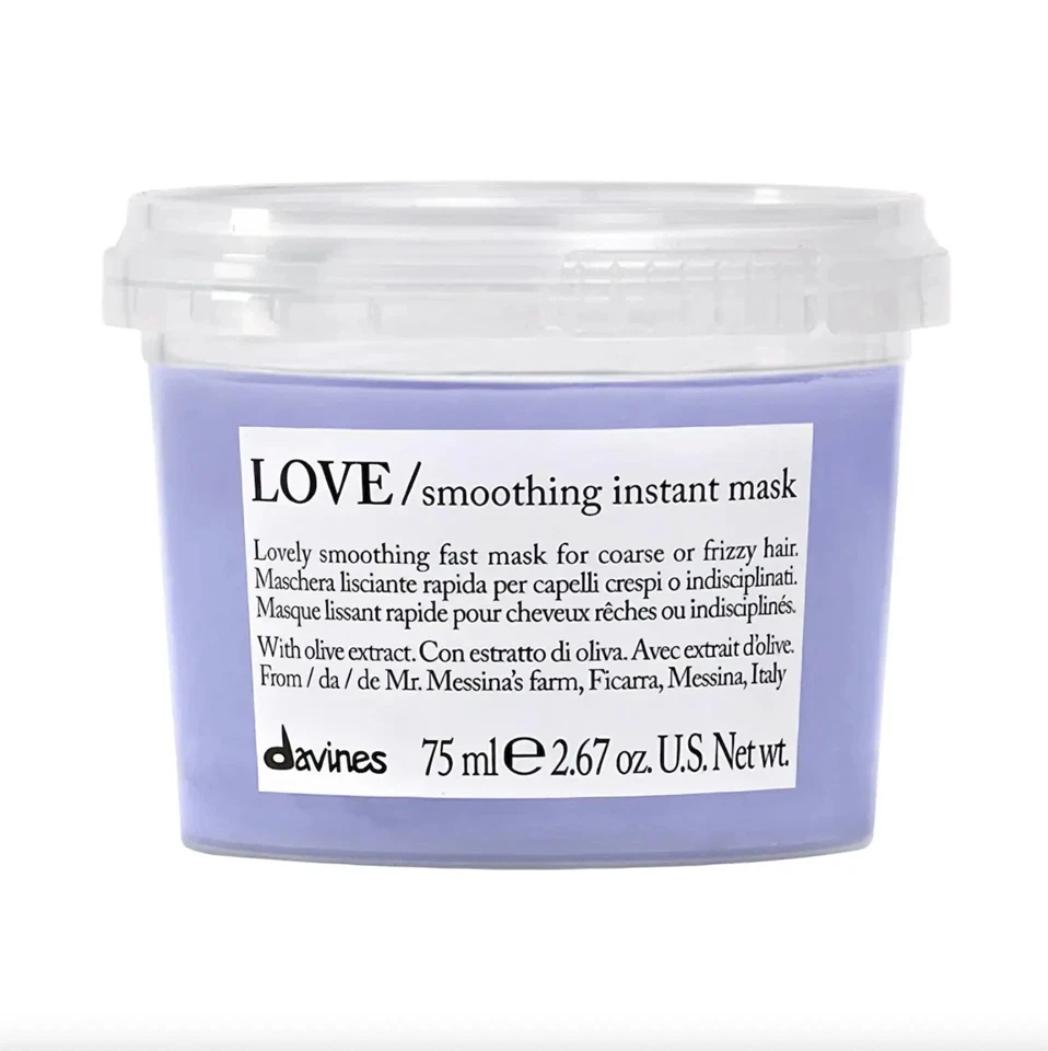 Mascarilla capilar instantánea suavizante Davines Mini LOVE para cabello encrespado, envío gratuito 2,67 oz Foto 1 de 1
