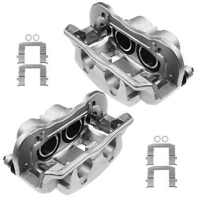 2x Front Left & Right Brake Calipers w/ Bracket for Kia Sedona 2015-2021 V6 3.3L - Image 1 of 4