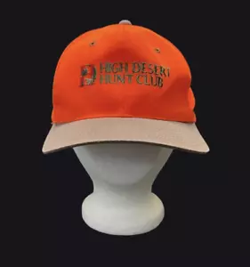 NOS High Desert Hunt Club Tejon, CA bestickte verstellbare Jagdmütze neu - Bild 1 von 15