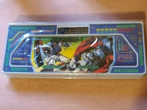 VINTAGE 80'S METAL ARMOR DRAGONAR STATIONERY PENCIL CASE MELODY TAIWAN NEW - Picture 1 of 8