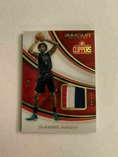 K1) 2016-17 Immaculate Collection DeAndre Jordan Acetate Patch 4/6 Clippers