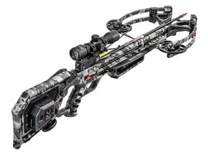 Wicked Ridge M370 Crossbow With ACUDraw, 3x Multi Line Scope, Case, Bolts, NEW! - Picture 1 of 15
