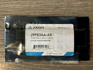 Axiom 16GB DDR4-2133 x72 ECC RDIMM 288-Pin 1.2V Memory J9P83AA - HP Workstations - Picture 1 of 7