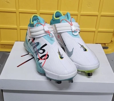 NIKE FORCE ZOOM TROUT 7 BASEBALL CLEATS  SIZE 12 WHITE AURORA CI3134-107 - Image 1 of 4