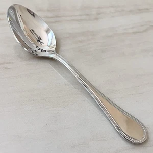 CHRISTOFLE FRANKREICH Mimose Teelöffel 6 1/8" Acier Edelstahl glänzend volle Perle an der Spitze - Bild 1 von 6