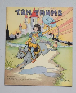 1934 Tom Thumb - Platt & Munk USA, Vintage Fairy Tale, Near-Mint Copy - Bild 1 von 10