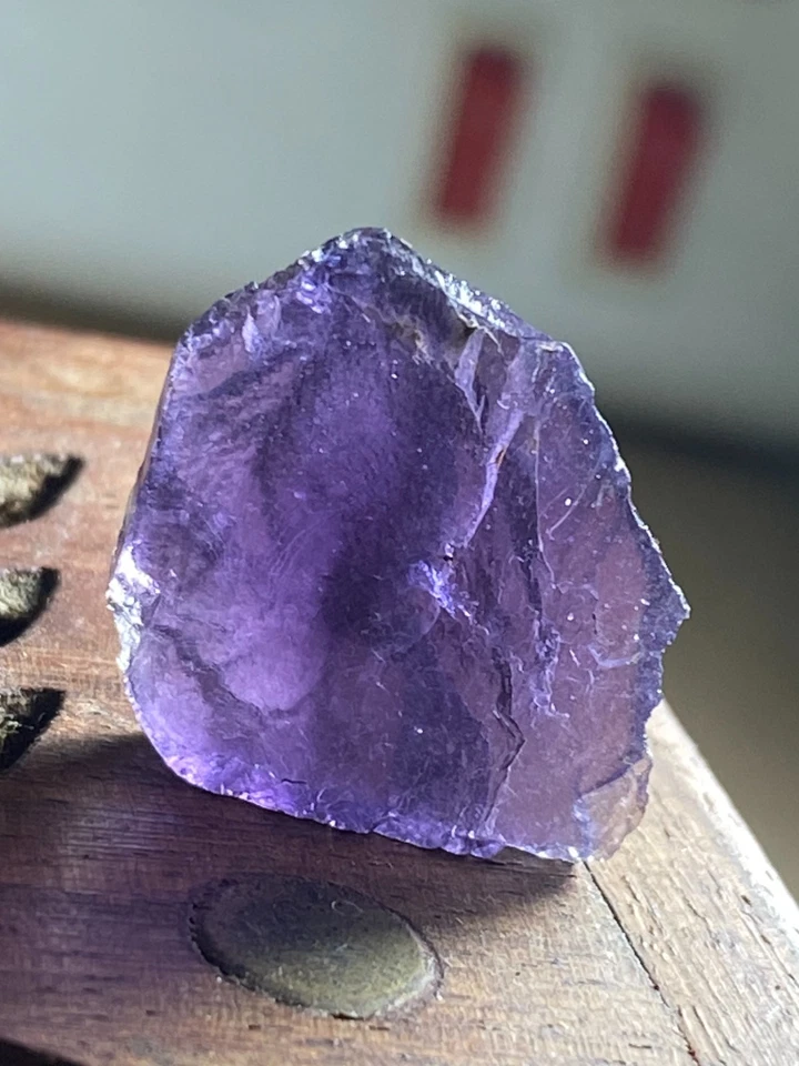 Piedra áspera limpia para ojos escapolita púrpura natural de 50 quilates @AFG Foto 1 de 4