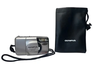 Olympus Accura Zoom 130S 35mm Film Camera Point & Shoot w/Soft Case Powers On - Picture 1 of 24