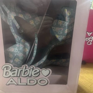 Barbie X Aldo Barbie Fiesta Plataforma Tacón~Azul~talla 6.5B - Imagen 1 de 8