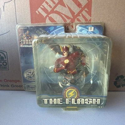 Figura busto pisapapeles de resina coleccionable Justice League The Flash escritorio sellado Foto 1 de 2