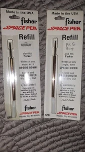 Vintage Fisher Space Pen Refill Lot of 2 - Burgundy PR5 Medium Point NEW - Picture 1 of 2