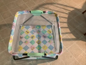 Cabbage Patch Kids Playpen Vtg 1984 Folds Flat 20"x20"x13" - Picture 1 of 6