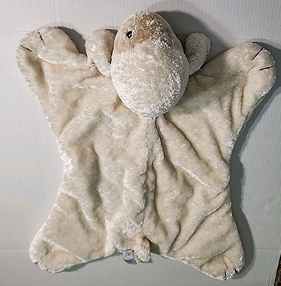 Baby Gund Lamb 舒适舒适毯垫 22 英寸安全 Lovey 5865  — 第 1/4 张图片