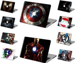 Superhero Iron Man Pattern Rubberized Hard Laptop Case Cover For Macbook Pro Air - Picture 1 of 27