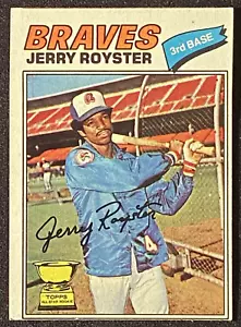 Jerry Royster 1977 MLB Atlanta Braves Third Baseman Baseballkarte Topps #549 - Bild 1 von 2