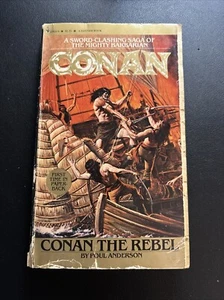 Conan The Rebel By Poul Anderson Vintage Paperback (1980) Fold Out Cover 1st Pr - Picture 1 of 4