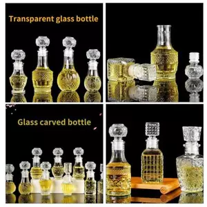 50ml Clear Glass Dispensing Bottle Small Wine Bottle Trial Trial Splitter✨ D3P7 - Picture 1 of 21