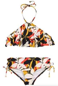 Billabong L112357 Multicolor Eastern Sun High Neck Set Swimwear Girl's Size 8 - Picture 1 of 1