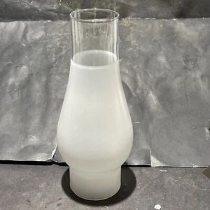 2 5/8 x 8 1/2 Zoll Kerosin Öllampe Mattierglas Schornstein für Rayo oder CD Brenner - Bild 1 von 12