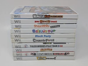 Lot of 10 Nintendo Wii Games - Various Condition - Tested & Working - Picture 1 of 1